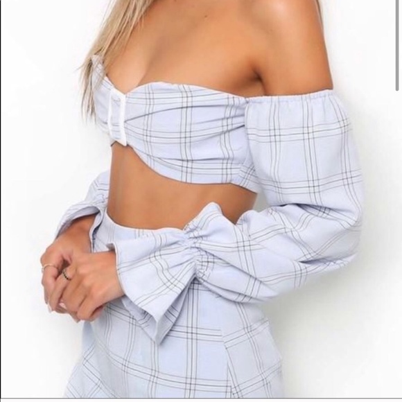 NWT Tiger mist two piece set light blue size m - Picture 2 of 6